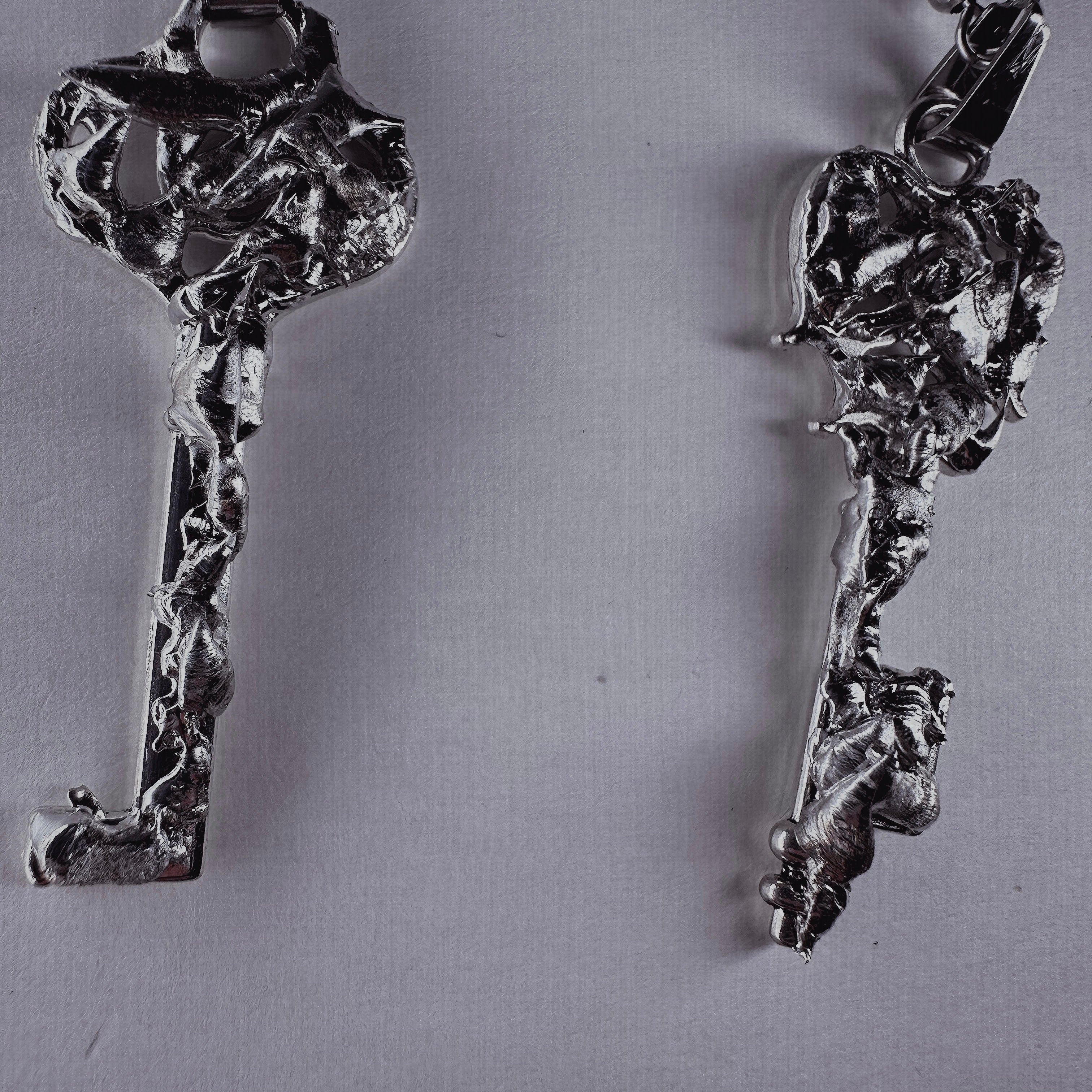 key blade earrings